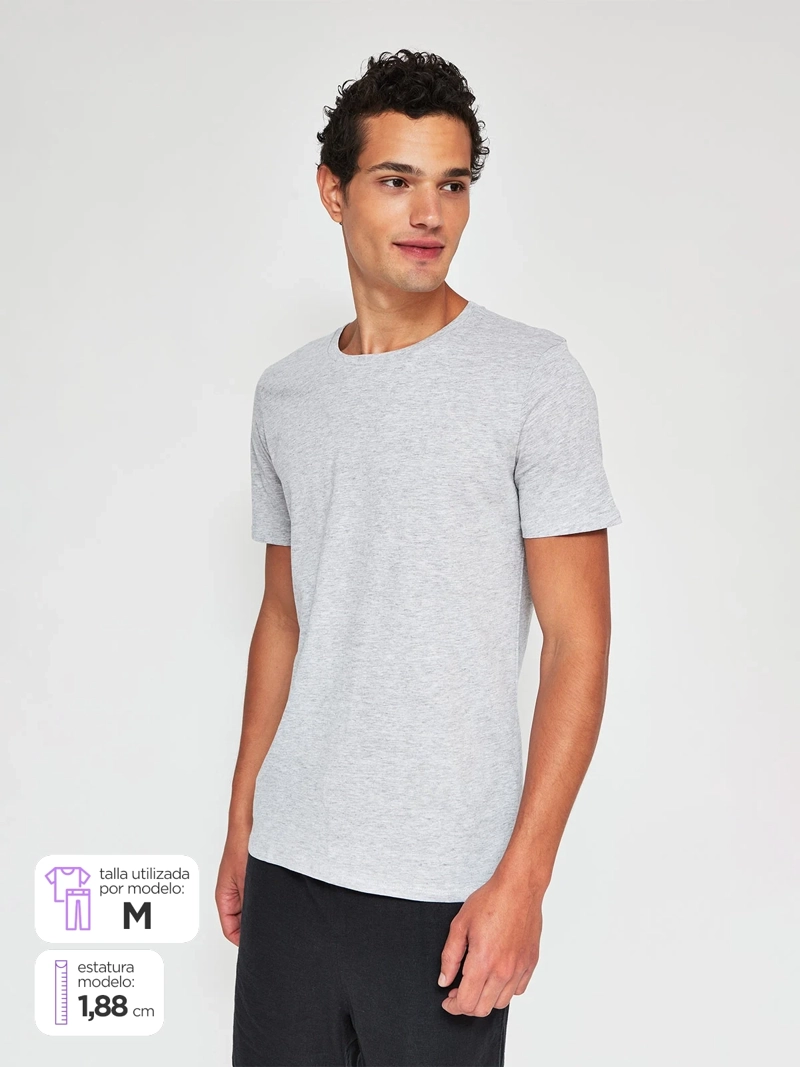 POLERA HOMBRE SFERA ALGODÓN MANGA CORTA - 1
