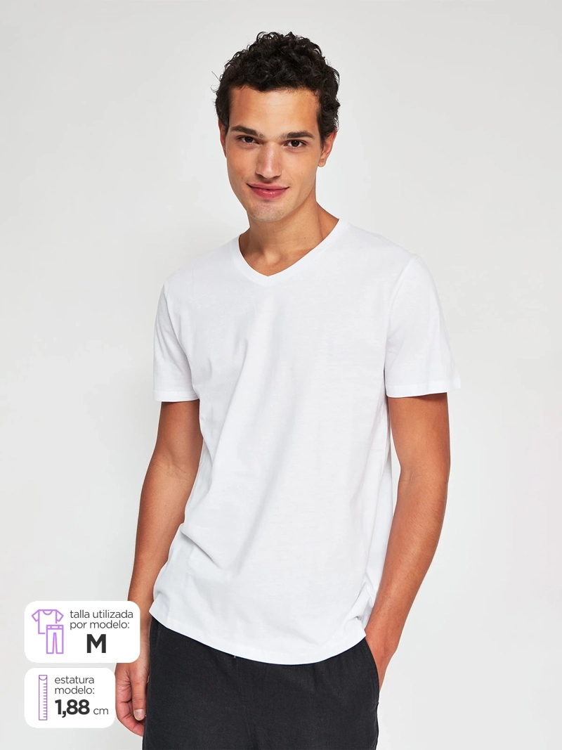 POLERA HOMBRE SFERA ALGODÓN MANGA CORTA