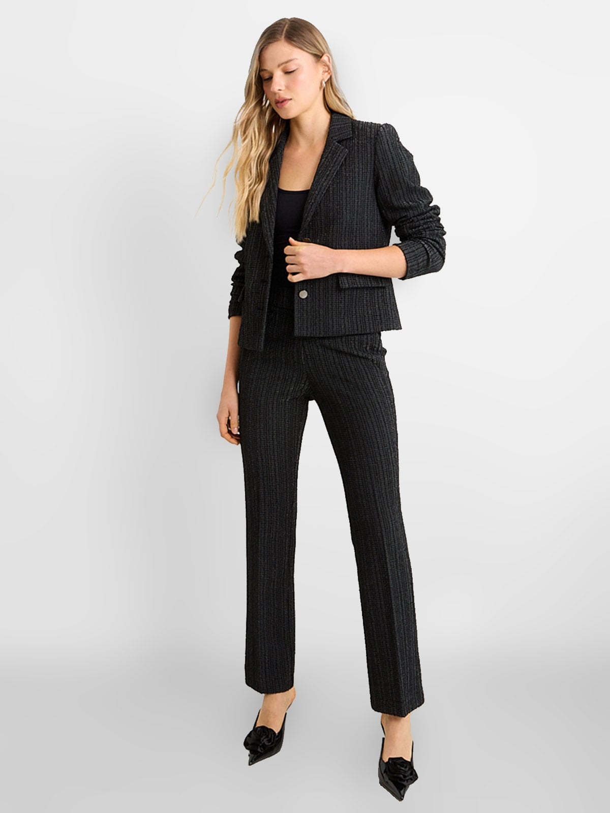BLAZER MUJER ASH CORTO CLÁSICO - 4