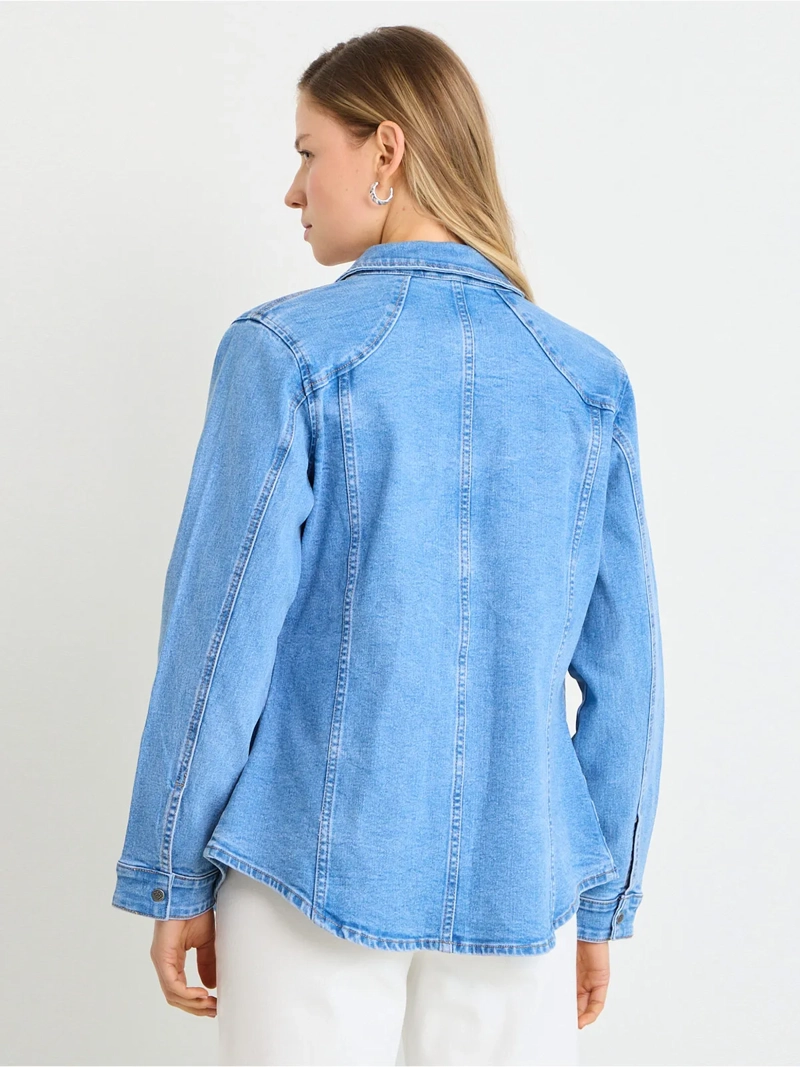 BLUSA MUJER ASH ALGODÓN DENIM - 2