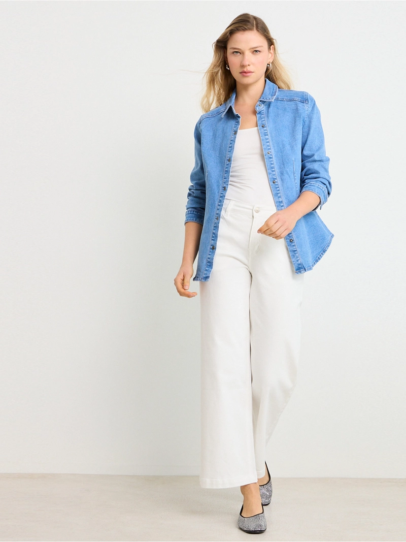 BLUSA MUJER ASH ALGODÓN DENIM - 4