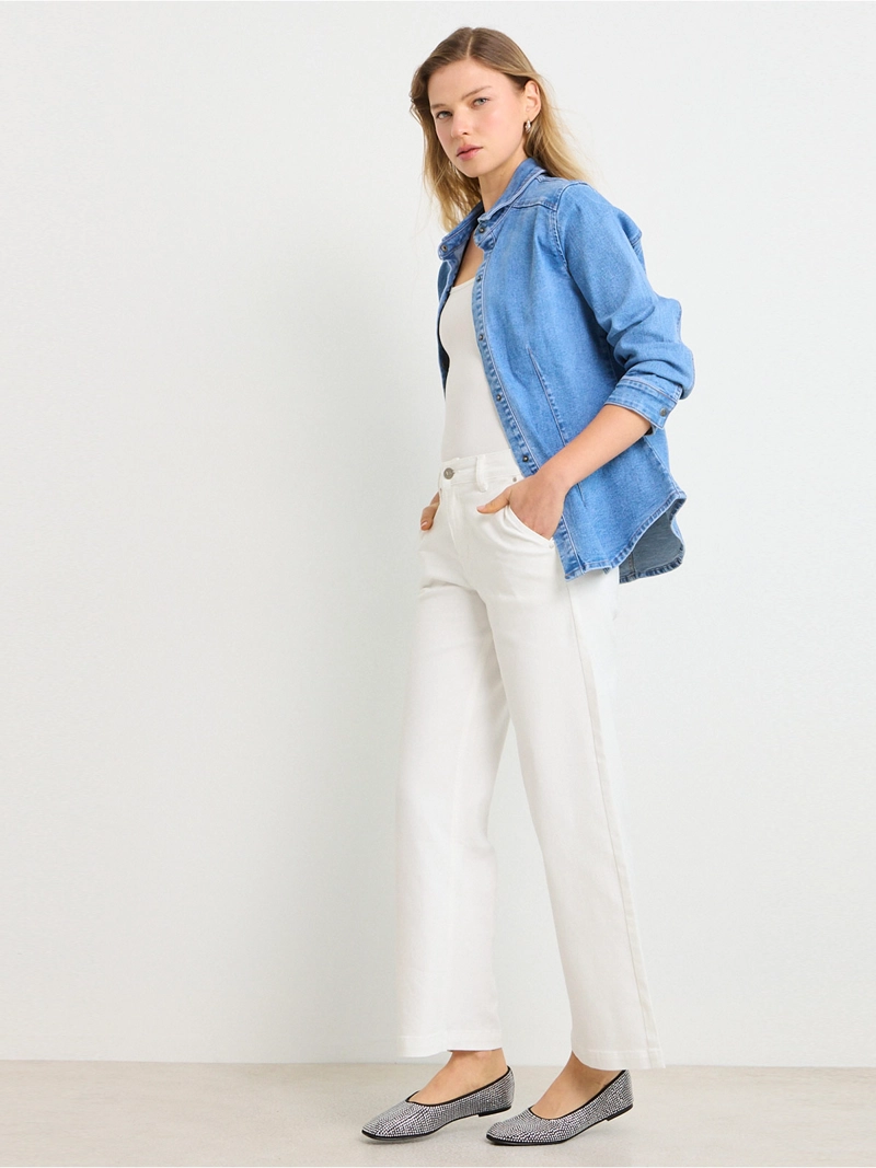 BLUSA MUJER ASH ALGODÓN DENIM - 5