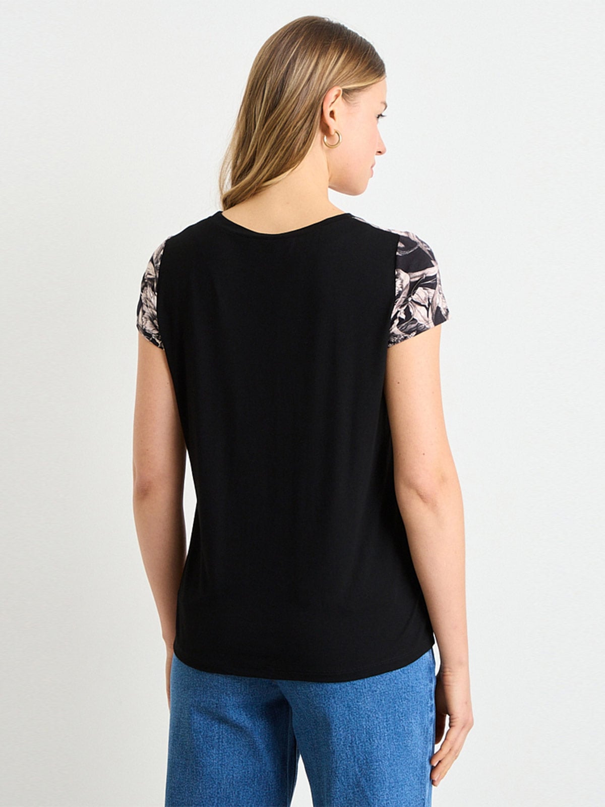 POLERA MUJER ASH ESCOTE REDONDO MANGA LARGA - 2