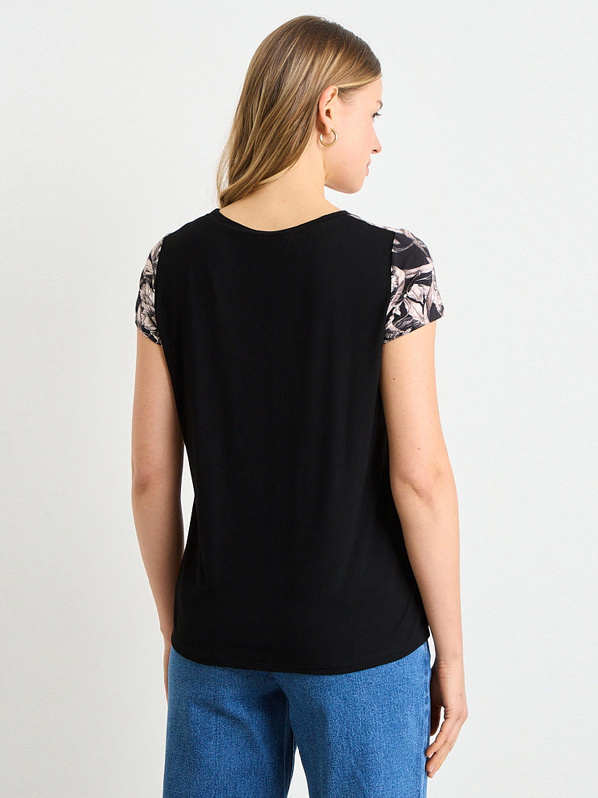 POLERA MUJER ASH ESCOTE REDONDO MANGA LARGA - 2