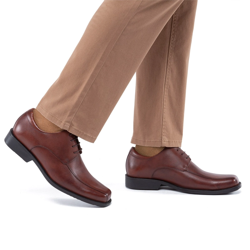 ZAPATOS HOMBRE GUANTE FORMAL CUERO CAFÉ CLEVELAND  - 2