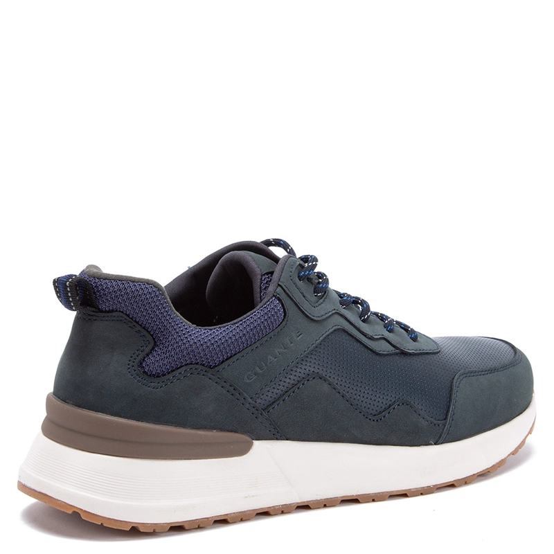 ZAPATILLAS HOMBRE GUANTE CASUAL AZUL MARINO KIOTO CUERO - 4