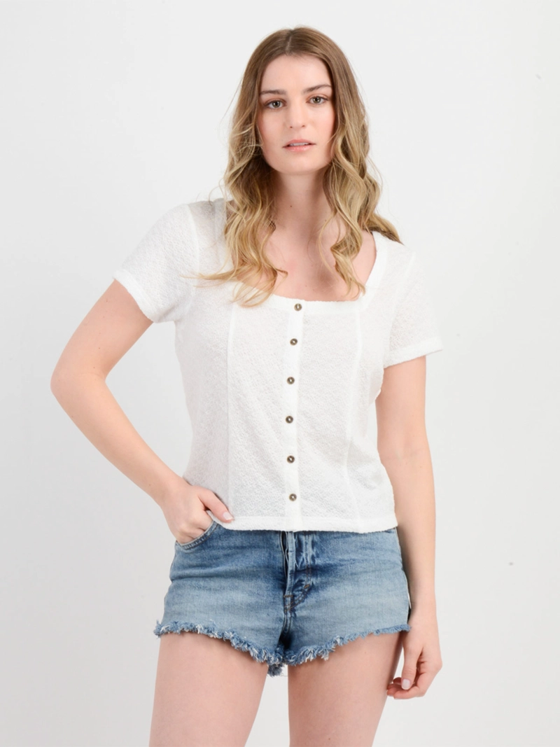 POLERA MUJER O'NEILL ALGODÓN MANGA CORTA JACKIE - 2