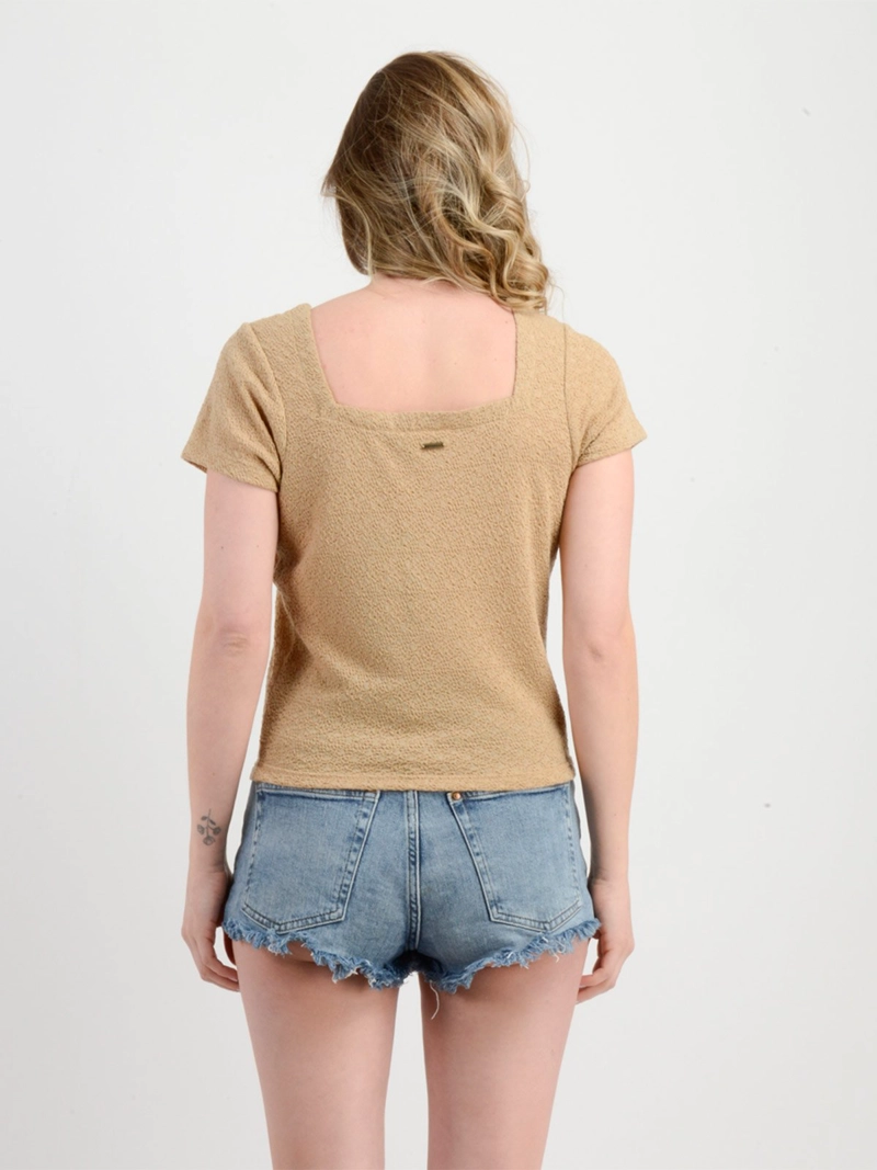 POLERA MUJER O'NEILL ALGODÓN MANGA CORTA JACKIE - 4