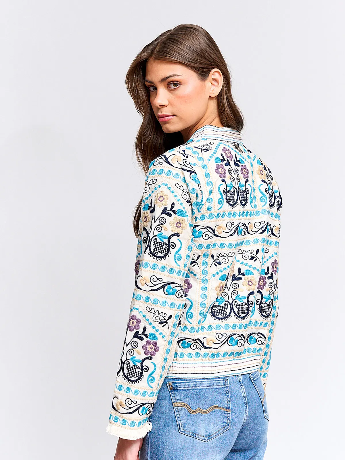 CHAQUETA MUJER TATIENNE ALGODÓN TATIENNE BORDADA - 2