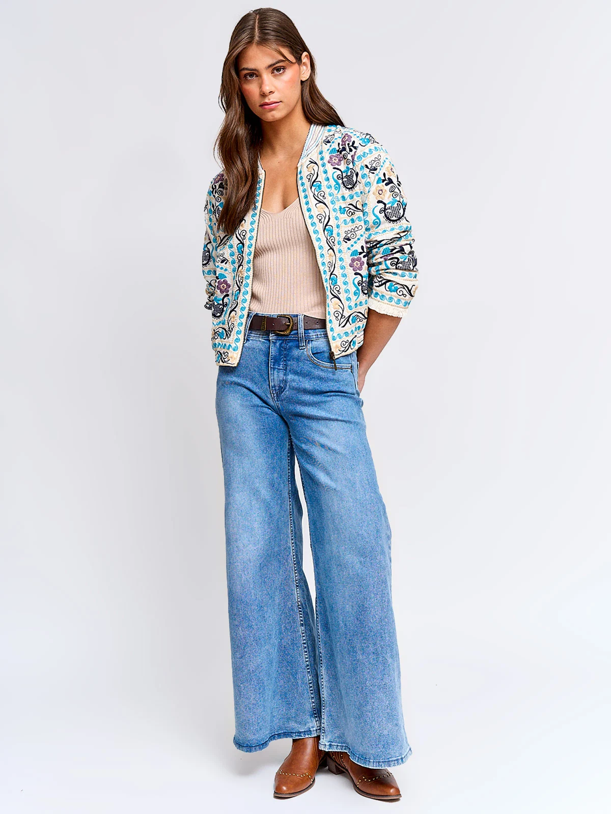 CHAQUETA MUJER TATIENNE ALGODÓN TATIENNE BORDADA - 4