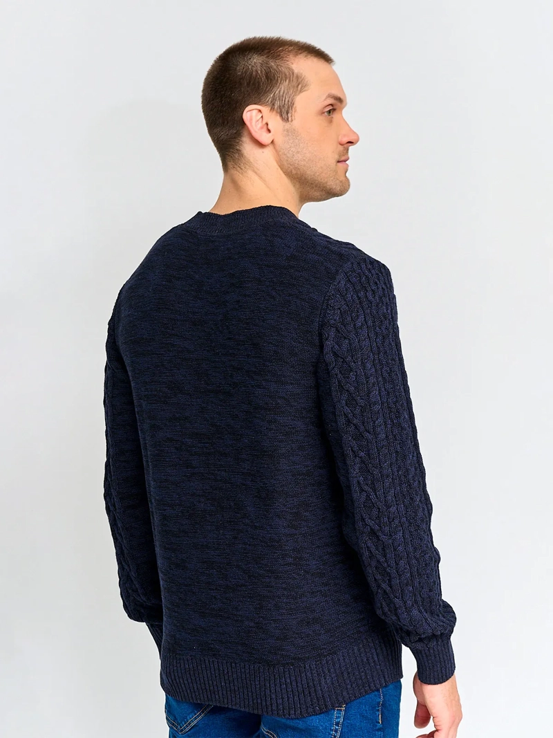 SWEATER HOMBRE KENNETH STEVENS ALGODÓN CUELLO REDONDO - 2