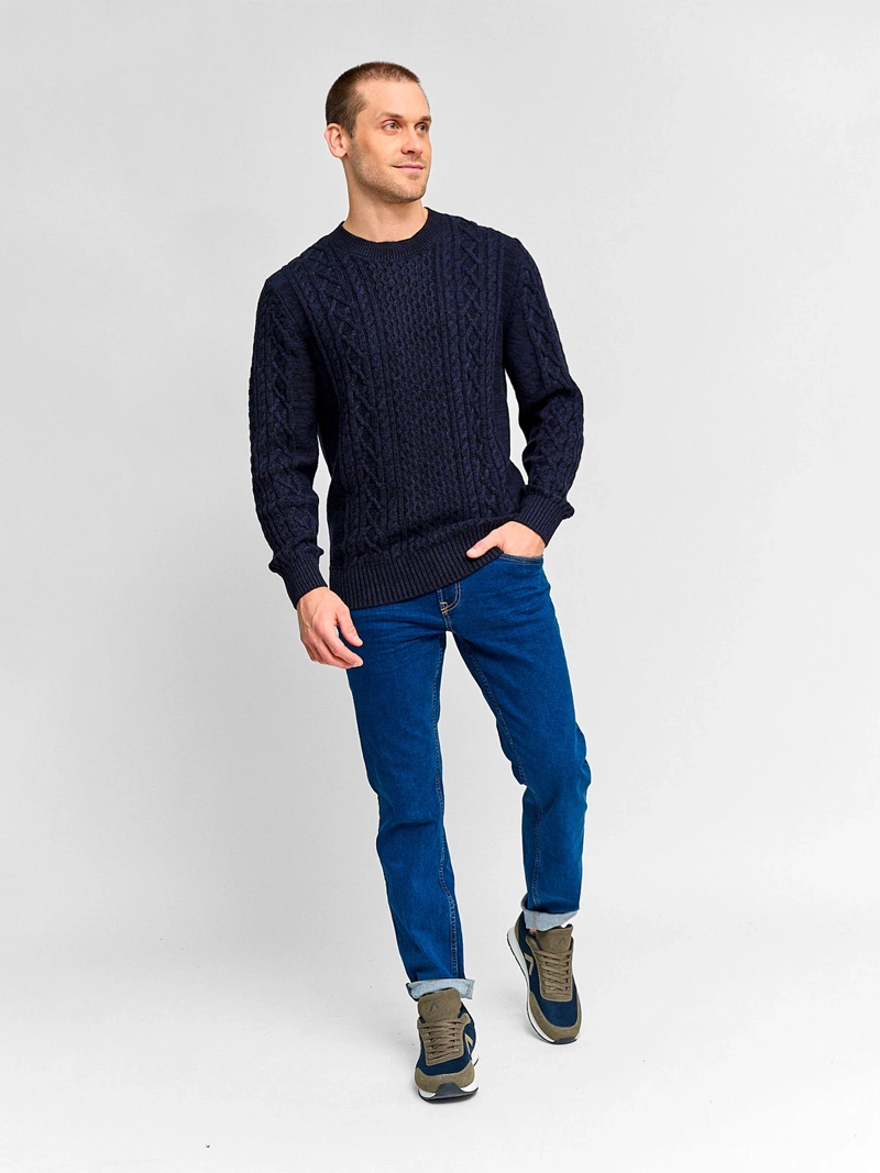 SWEATER HOMBRE KENNETH STEVENS ALGODÓN CUELLO REDONDO - 4