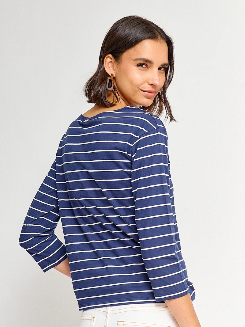 POLERA MUJER REGATTA ALGODÓN MANGA 3/4 - 2