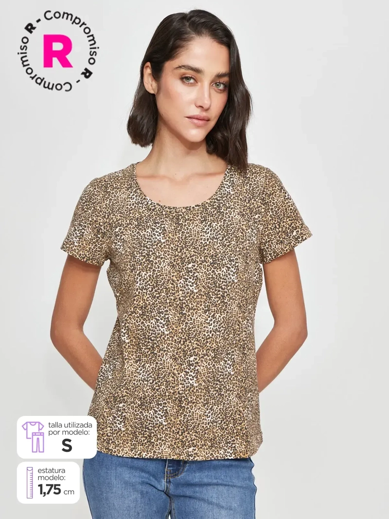 POLERA MUJER MARQUIS ALGODÓN MANGA CORTA - 1