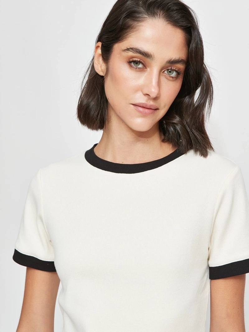 POLERA MUJER MARQUIS ALGODÓN MANGA CORTA - 3
