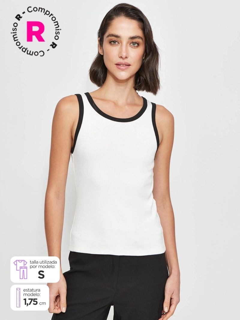 POLERA MUJER MARQUIS ALGODÓN SIN MANGAS - 1