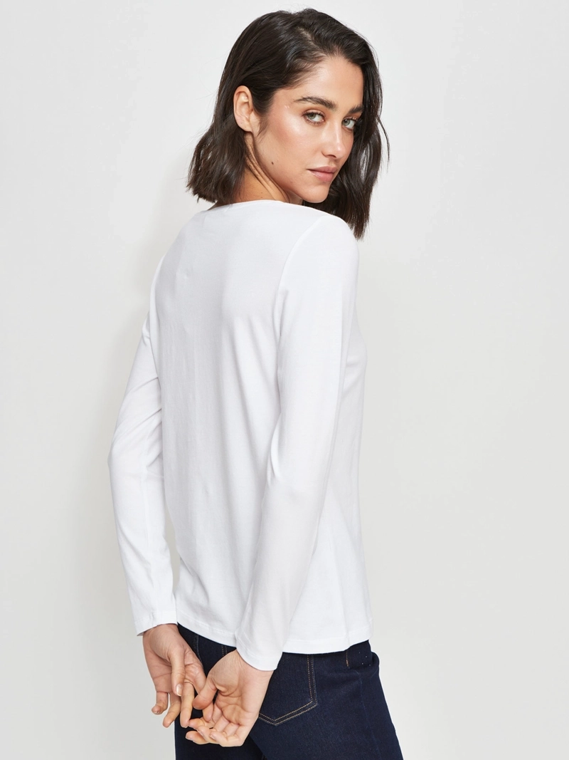 POLERA MUJER MARQUIS ALGODÓN MANGA LARGA - 2