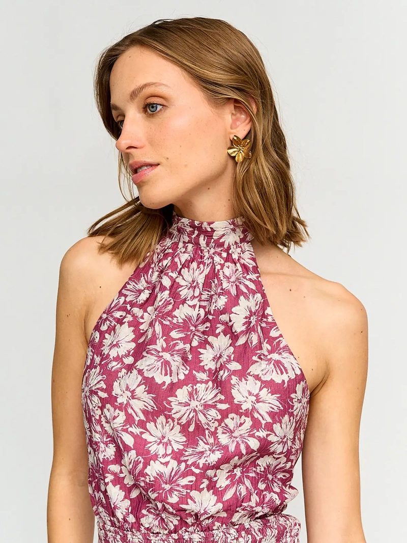 VESTIDO MUJER INDEX PANAL HALTER ESTAMPADO - 4