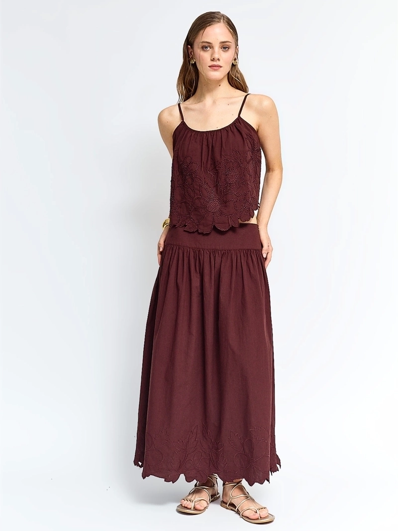 BLUSA MUJER MARQUIS ALGODÓN PABILO BORDADA - 4