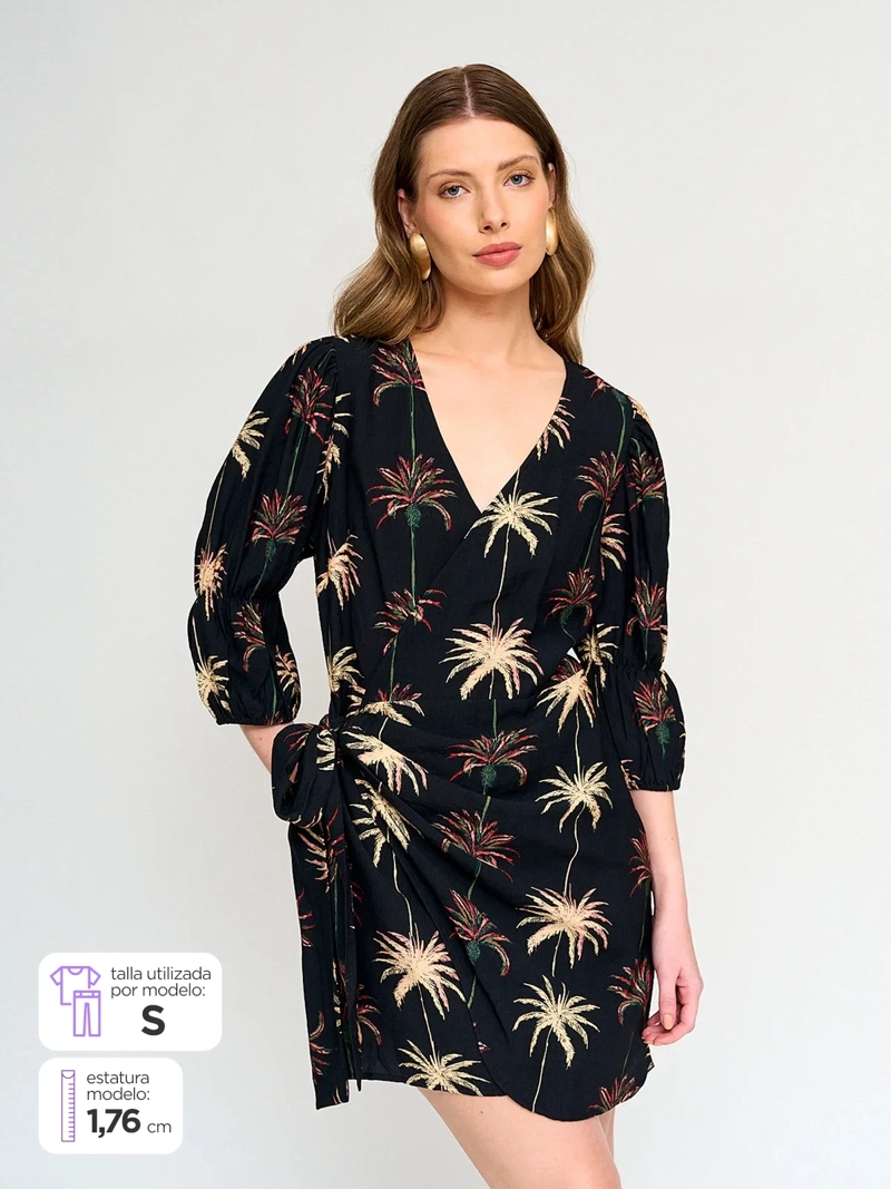 MARQUIS VESTIDO MUJER MARQUIS CORTO WRAPPED