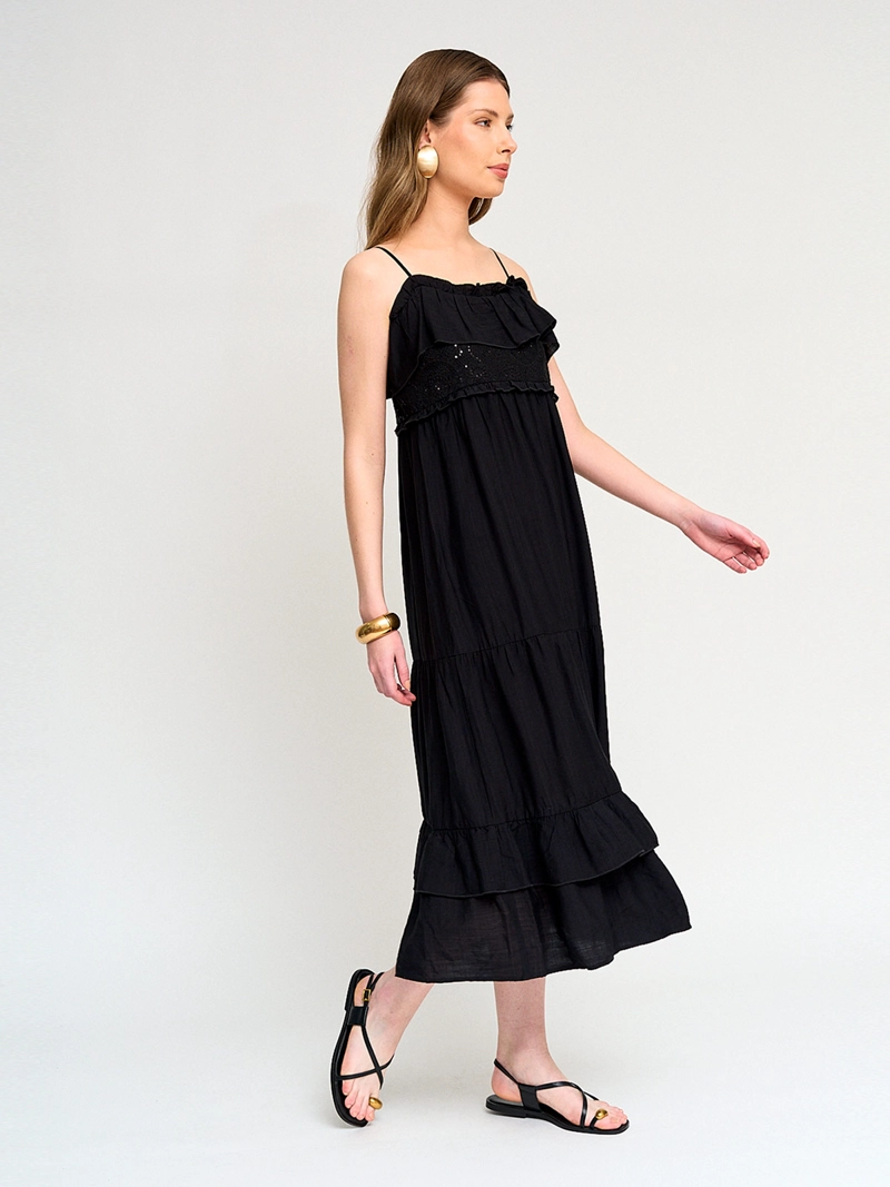 VESTIDO MUJER MARQUIS BOHO VUELOS ESCOTE - 2