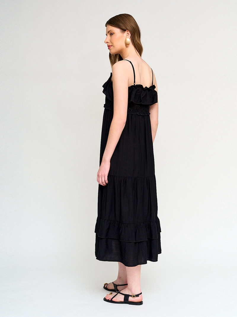 VESTIDO MUJER MARQUIS BOHO VUELOS ESCOTE - 3