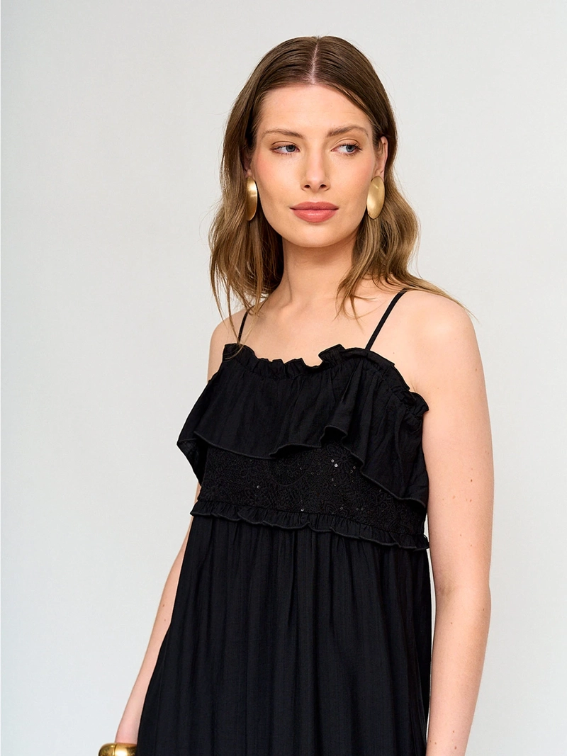 VESTIDO MUJER MARQUIS BOHO VUELOS ESCOTE - 4