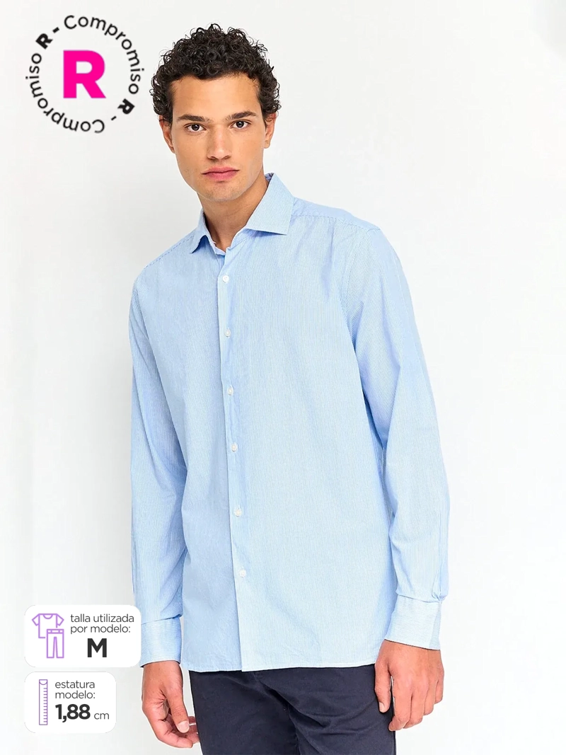 CAMISA HOMBRE MARQUIS ALGODÓN MANGA LARGA - 1