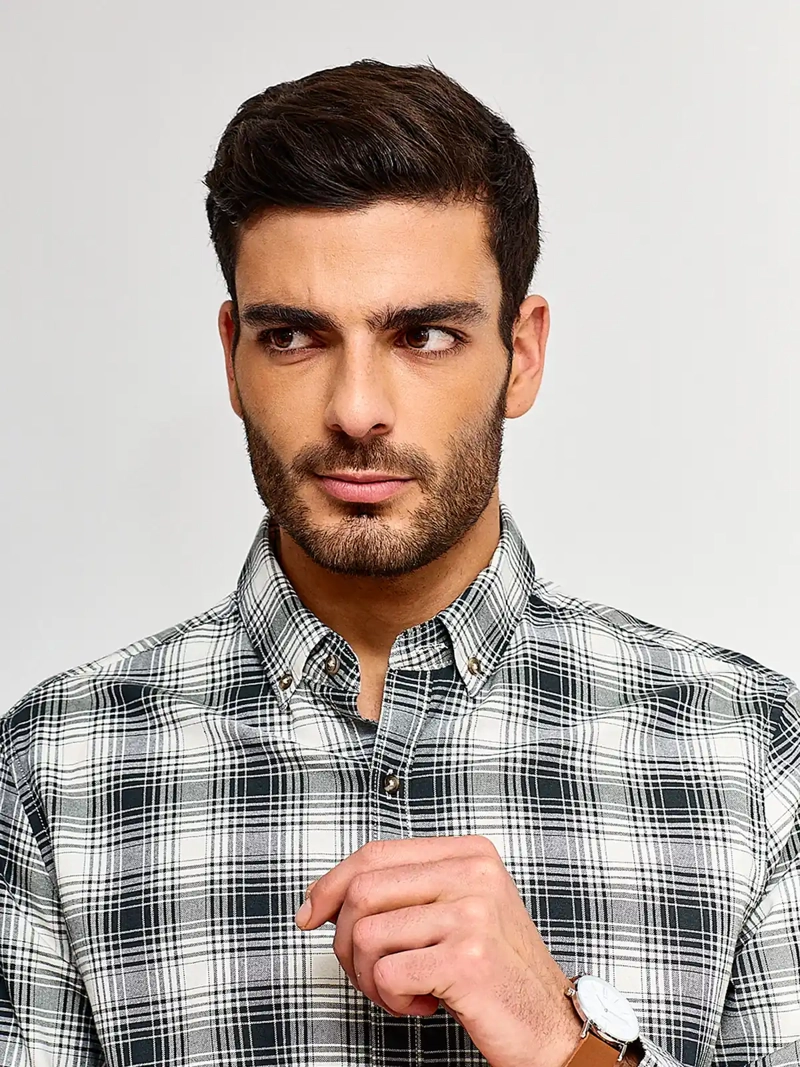 CAMISA HOMBRE REGATTA ALGODÓN MANGA LARGA - 3