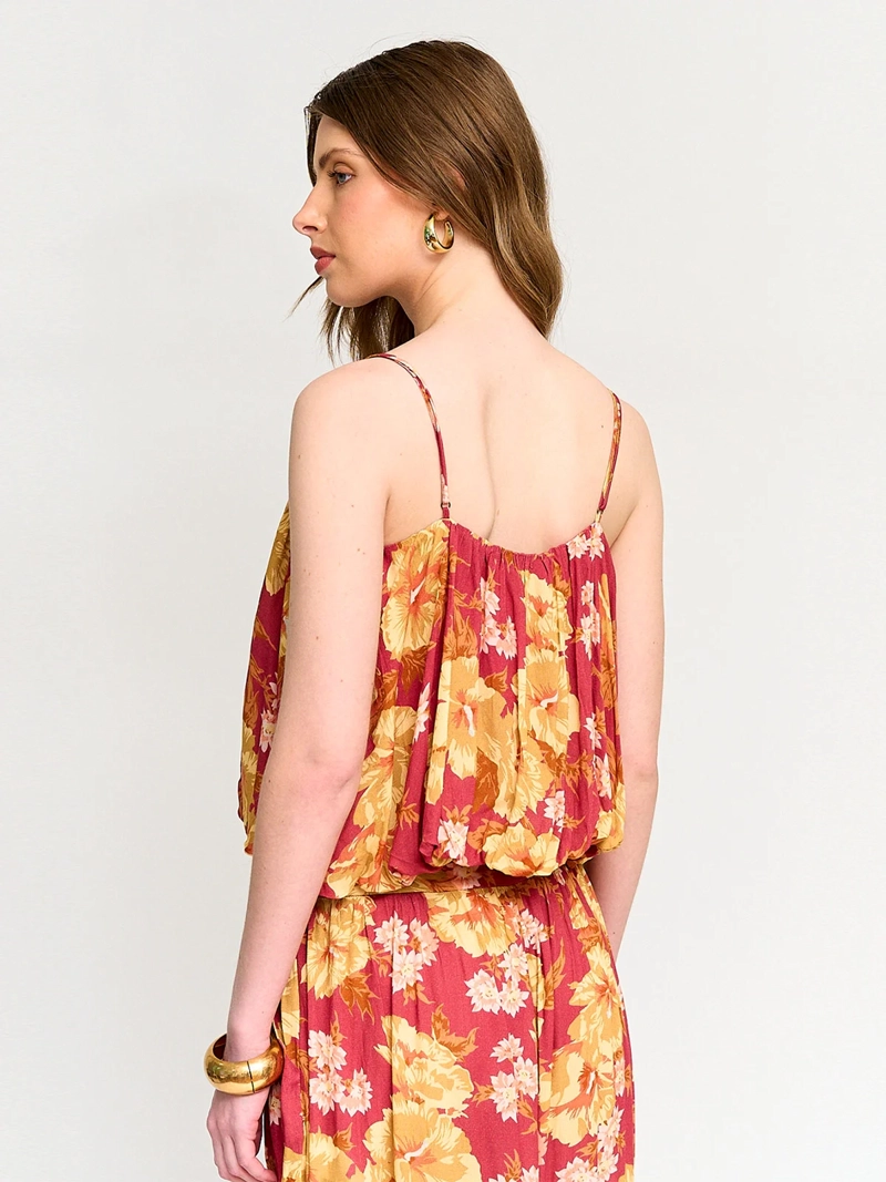 BLUSA MUJER MARQUIS GLOBO PABILOS ESTAMPADA - 2