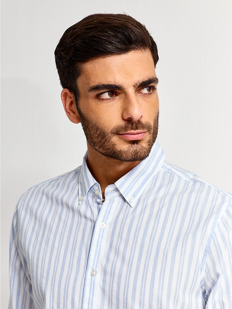 CAMISA HOMBRE REGATTA ALGODÓN MANGA LARGA - 3