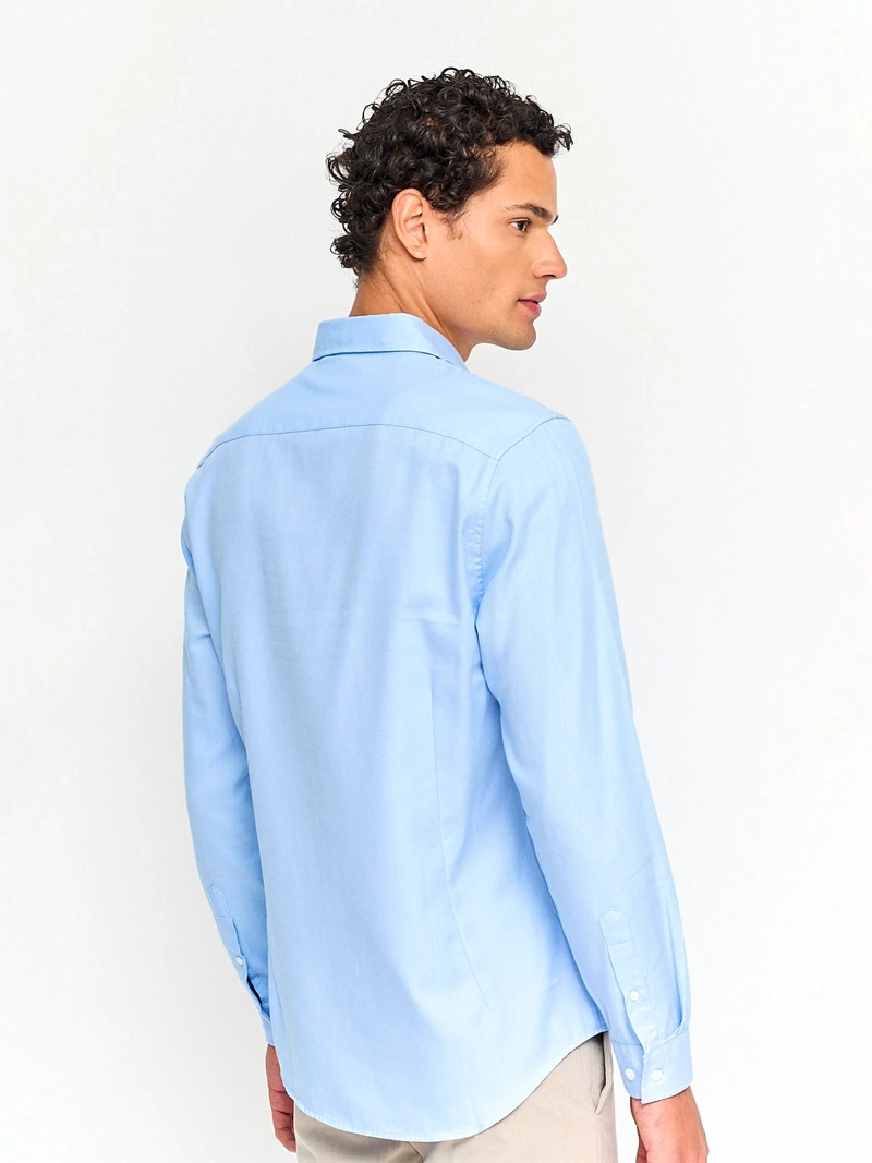 CAMISA HOMBRE MARQUIS ALGODÓN MANGA LARGA TEXTURA - 2