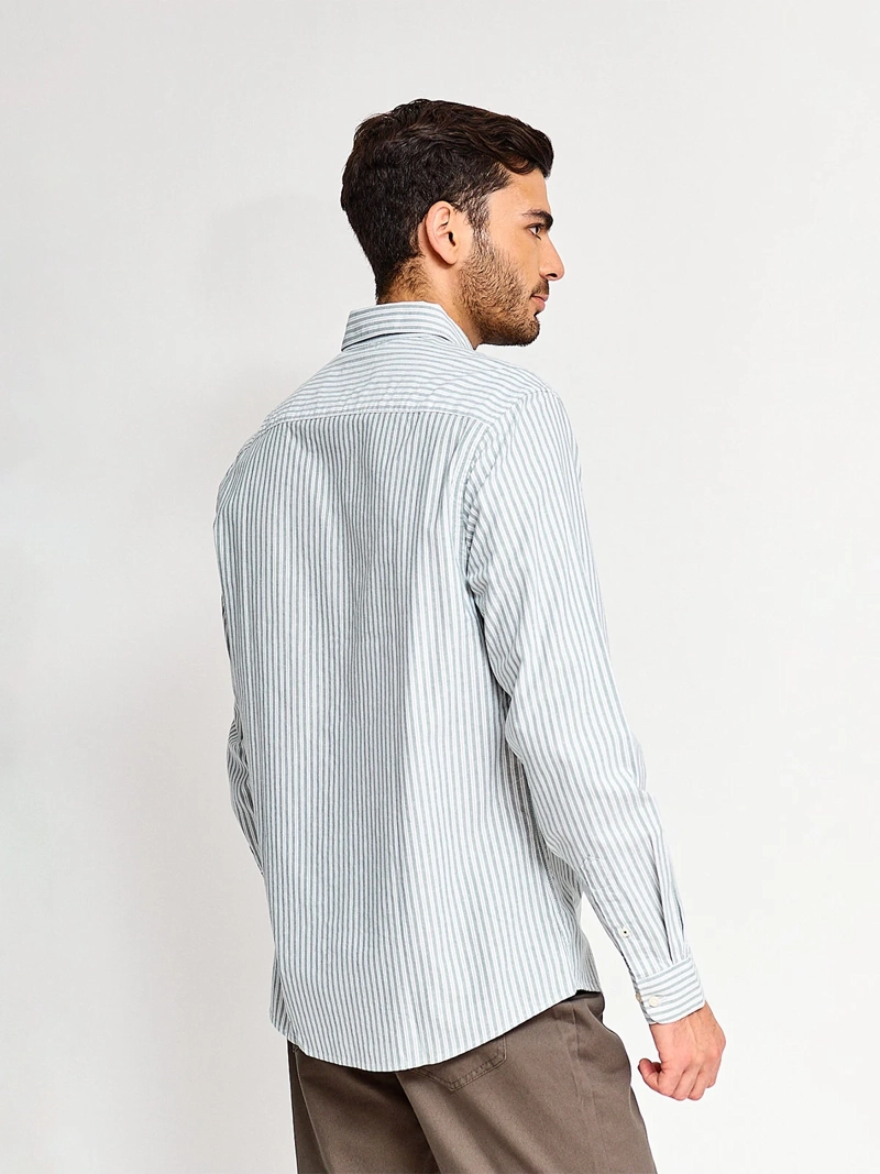 CAMISA HOMBRE REGATTA ALGODÓN MANGA LARGA - 2