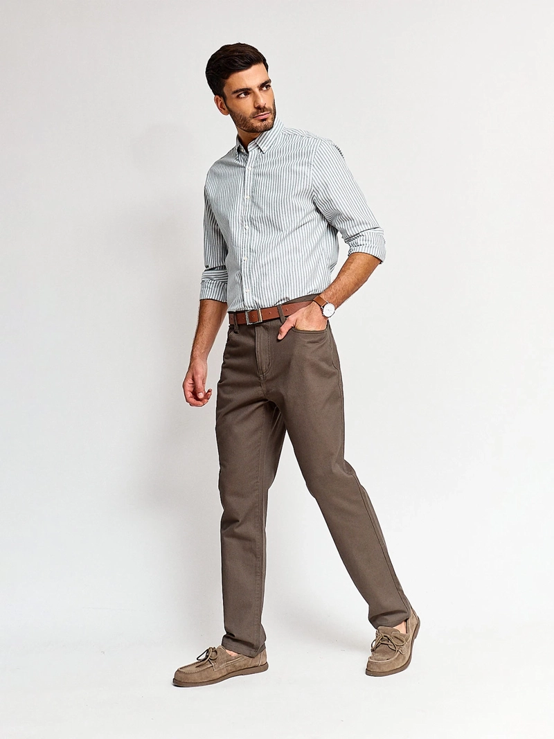 CAMISA HOMBRE REGATTA ALGODÓN MANGA LARGA - 4