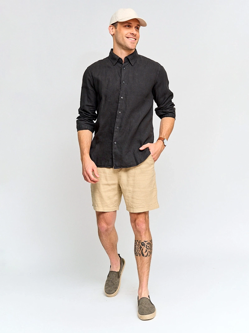 CAMISA HOMBRE MARQUIS LINO MANGA LARGA - 4