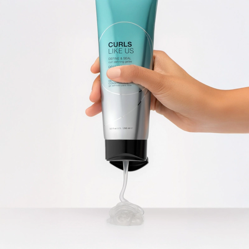 GEL DEFINIDOR PARA CABELLO RIZADO JOICO CURLS LIKE US DEFINE & SEAL CURLS 250 ML - 3