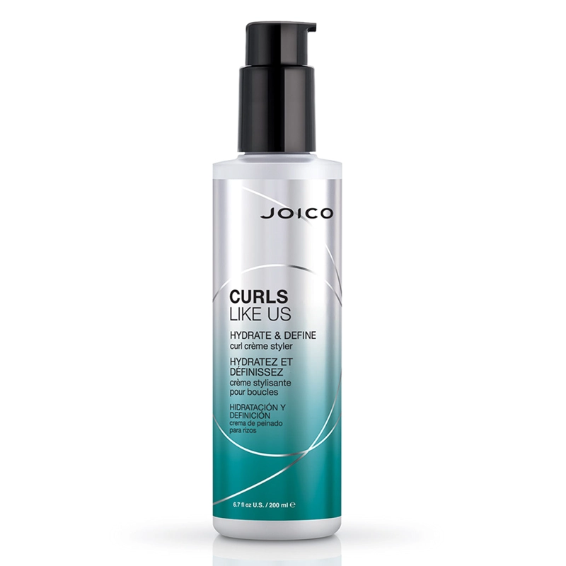 CREMA DE PEINAR PARA CABELLO RIZADO JOICO CURLS LIKE US HYDRATE & DEFINE 200 ML - 1