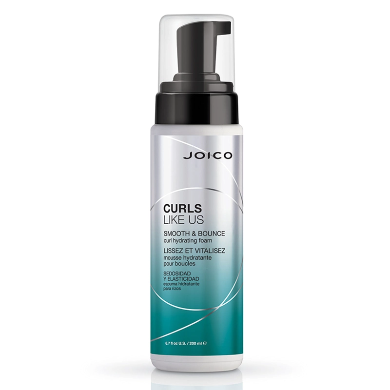 ESPUMA HIDRATANTE PARA CABELLO RIZADO JOICO CURLS LIKE US SMOOTH & BOUNCE 200 ML - 1