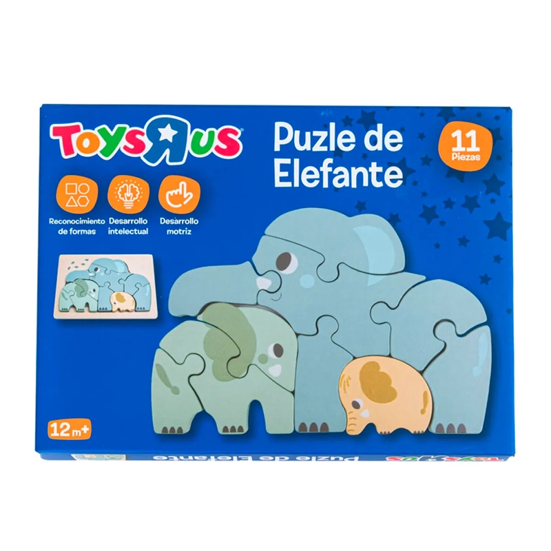 FAMILIA ELEFANTE PUZZLE MADERA TRU - 2