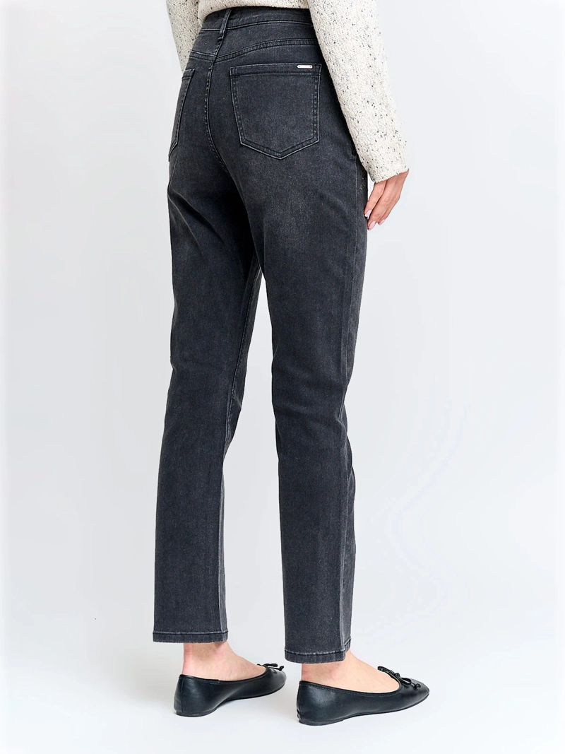 JEANS MUJER AZIZ ALGODÓN BORDADO - 3