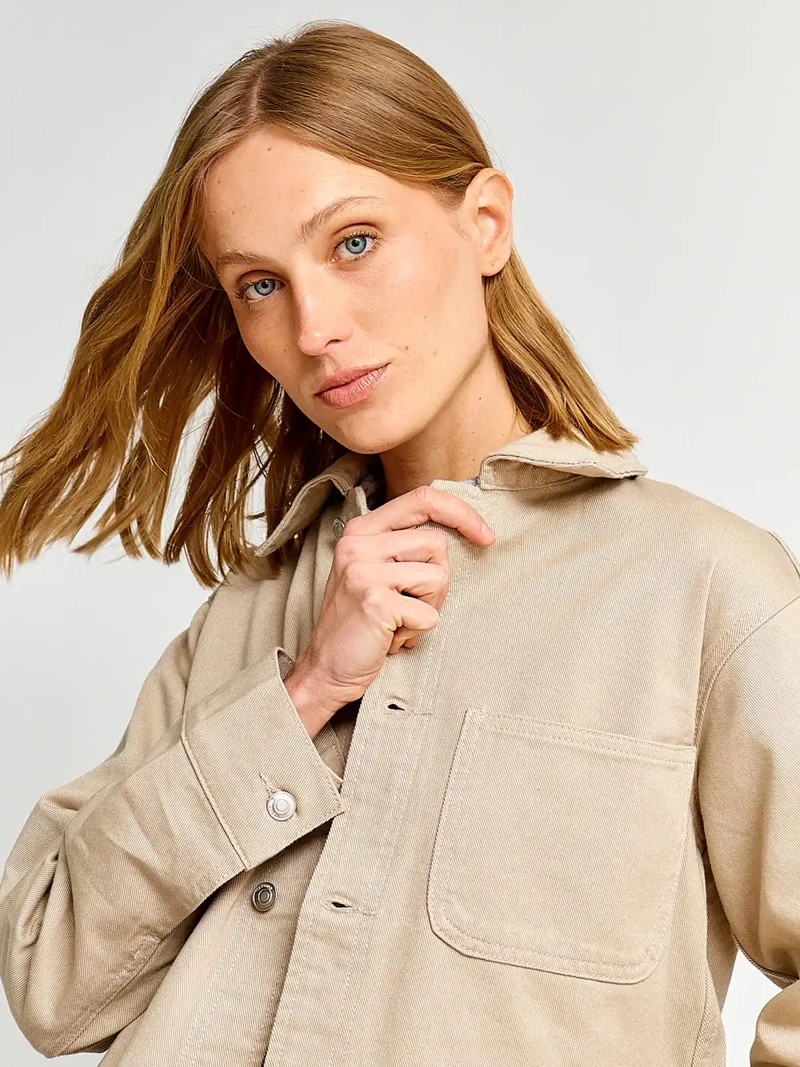 CHAQUETA MUJER MARQUIS ALGODÓN OVERSIZE - 3