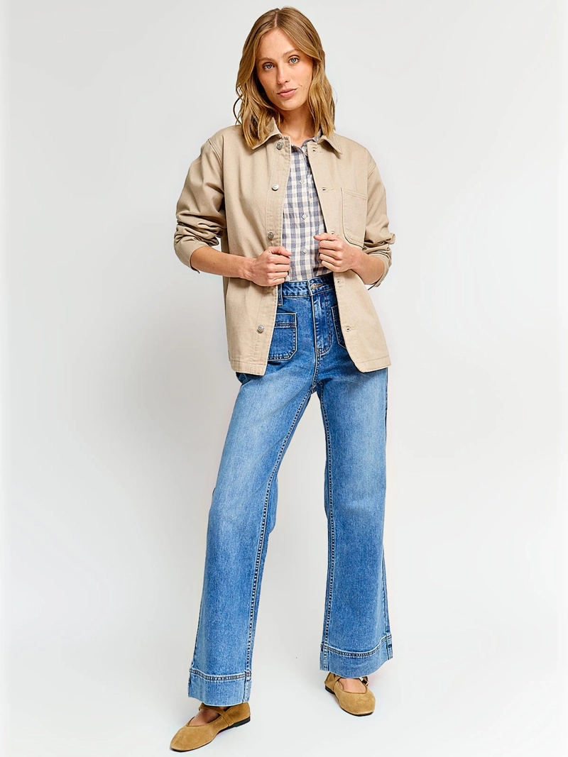 CHAQUETA MUJER MARQUIS ALGODÓN OVERSIZE - 4