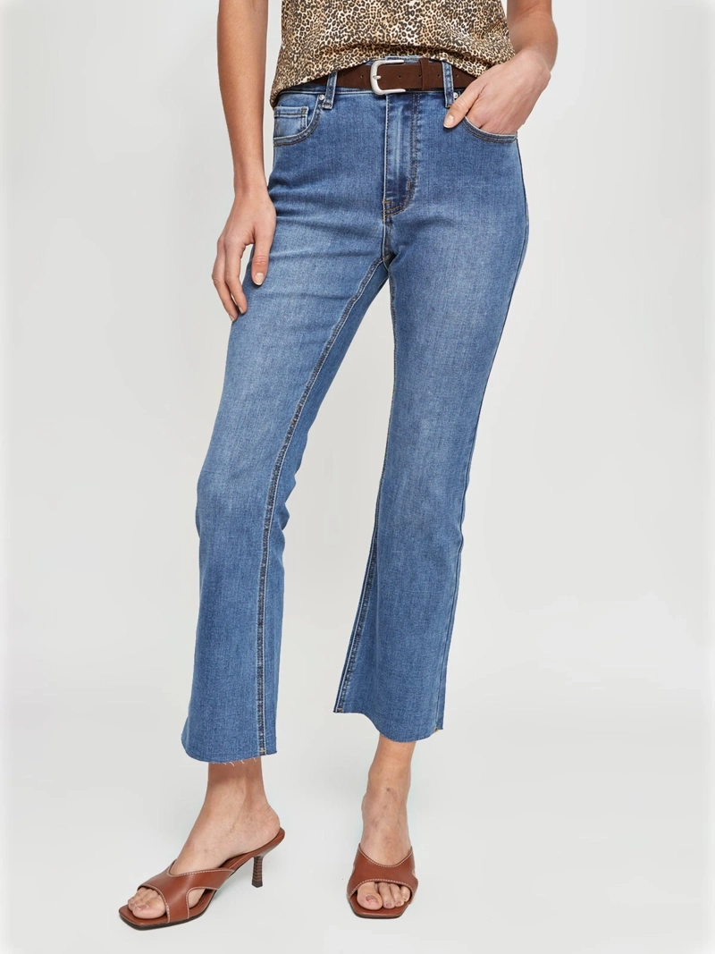 JEANS MUJER MARQUIS ALGODÓN CROP FLARE - 2