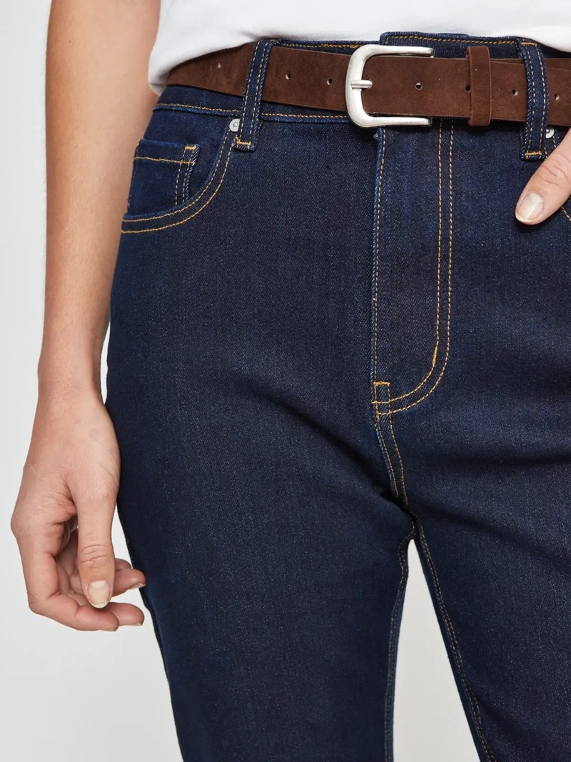 JEANS MUJER MARQUIS ALGODÓN CROP FLARE - 4