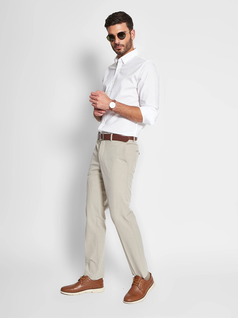 CAMISA HOMBRE CACHAREL ALGODÓN MANGA LARGA - 4