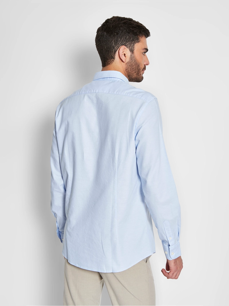 CAMISA HOMBRE CACHAREL ALGODÓN MANGA LARGA - 2