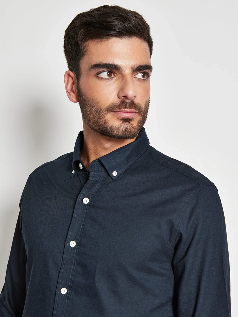 CAMISA HOMBRE CACHAREL ALGODÓN MANGA LARGA - 3