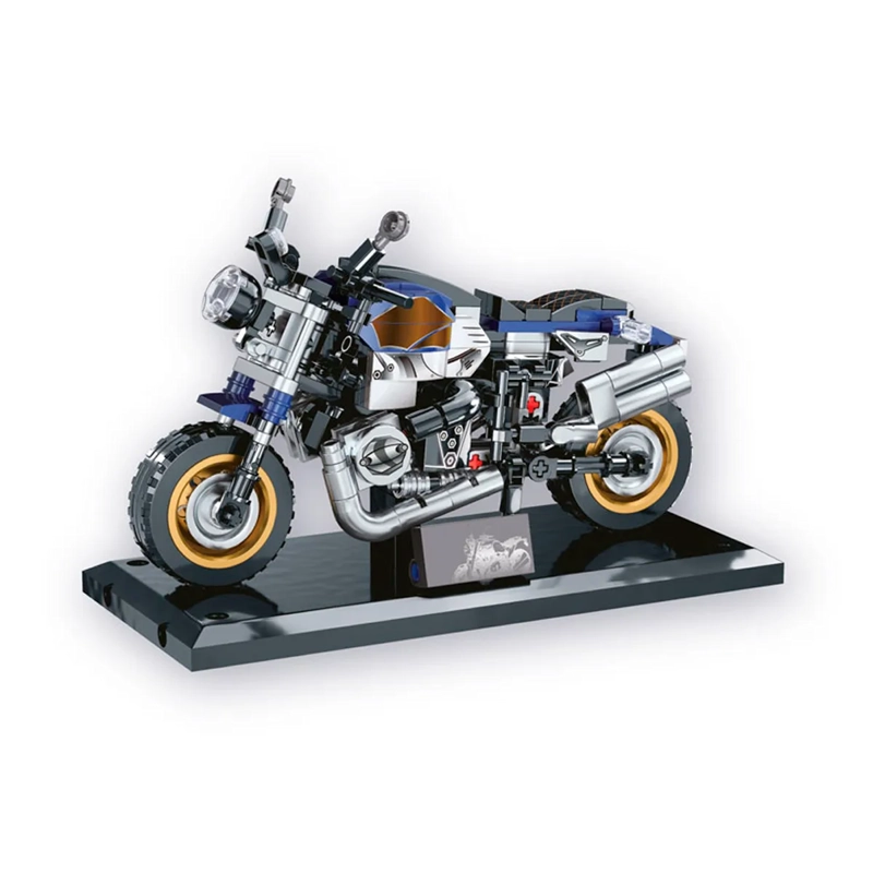 MOTO CONSTRUIBLE 268 PCS AZUL