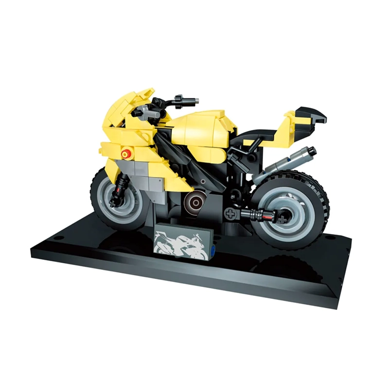 MOTO CONSTRUIBLE AMARILLA 270 PCS TRU - 1