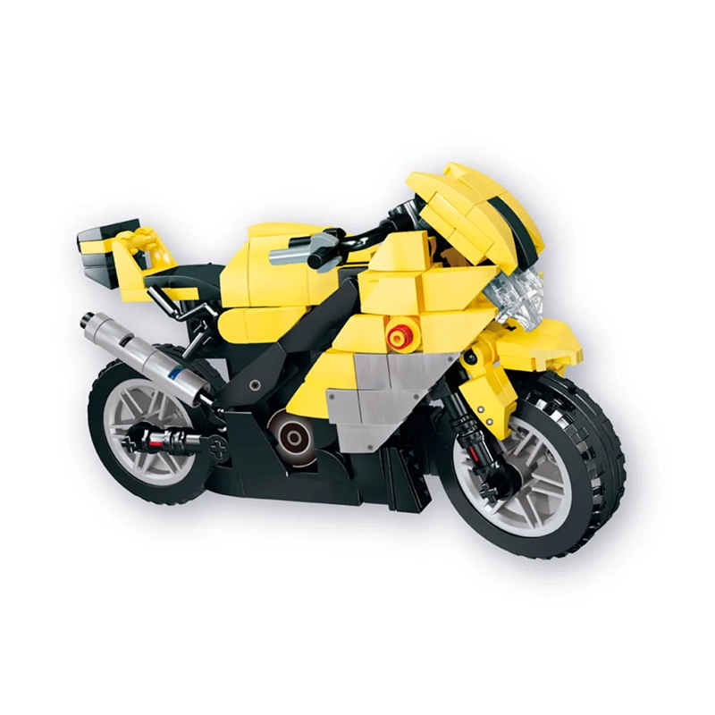 MOTO CONSTRUIBLE AMARILLA 270 PCS TRU - 2